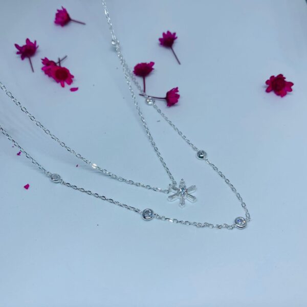 COLAR FLOR CRISTAL