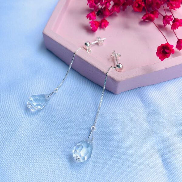 BRINCO CORRENTE GOTA CRISTAL